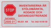 Varningsdekal